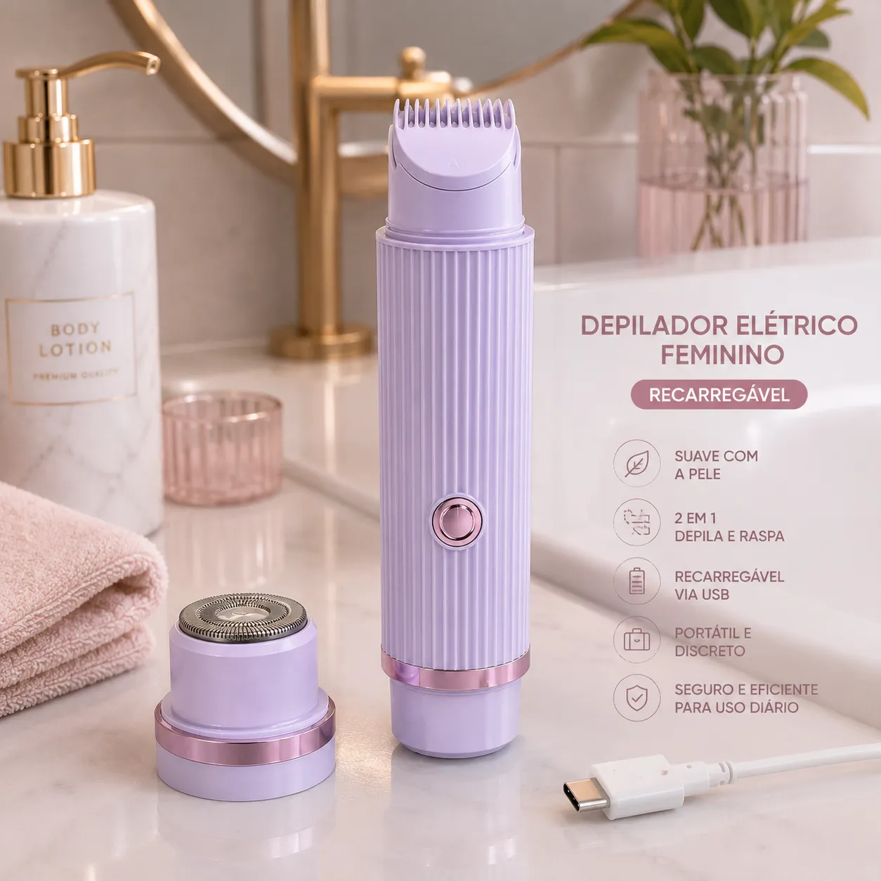 Depilador Elétrico Feminino