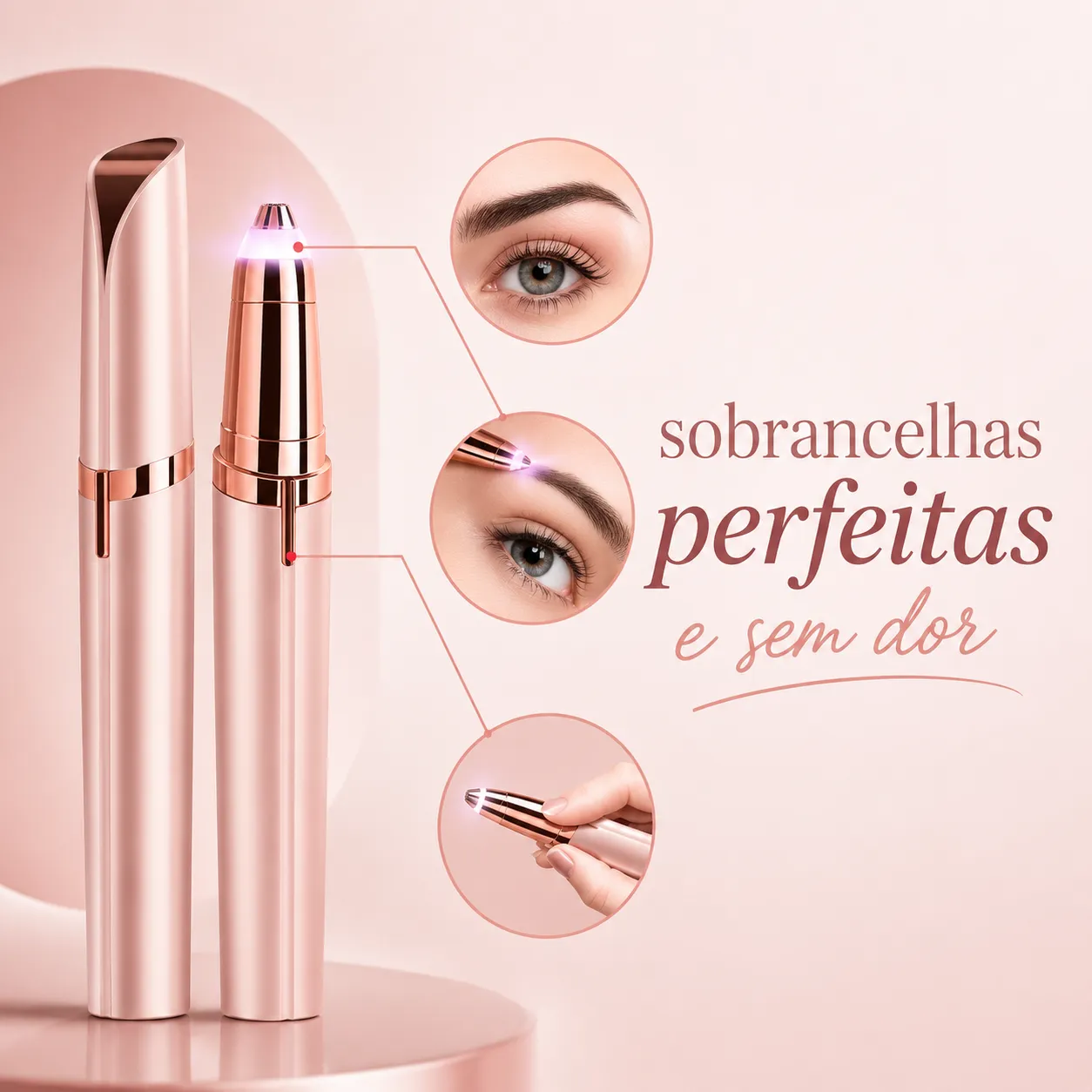Caneta Depiladora de Sobrancelha - Face Depyl