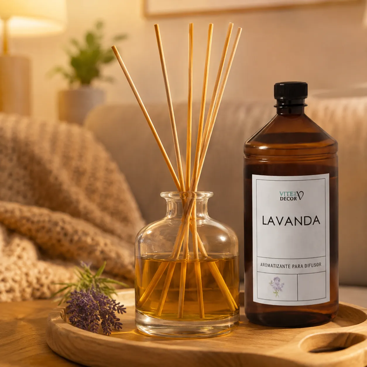 Refil Aromatizador de Ambiente para Difusor de Varetas 500ml – Fragrância Intensa e Duradoura